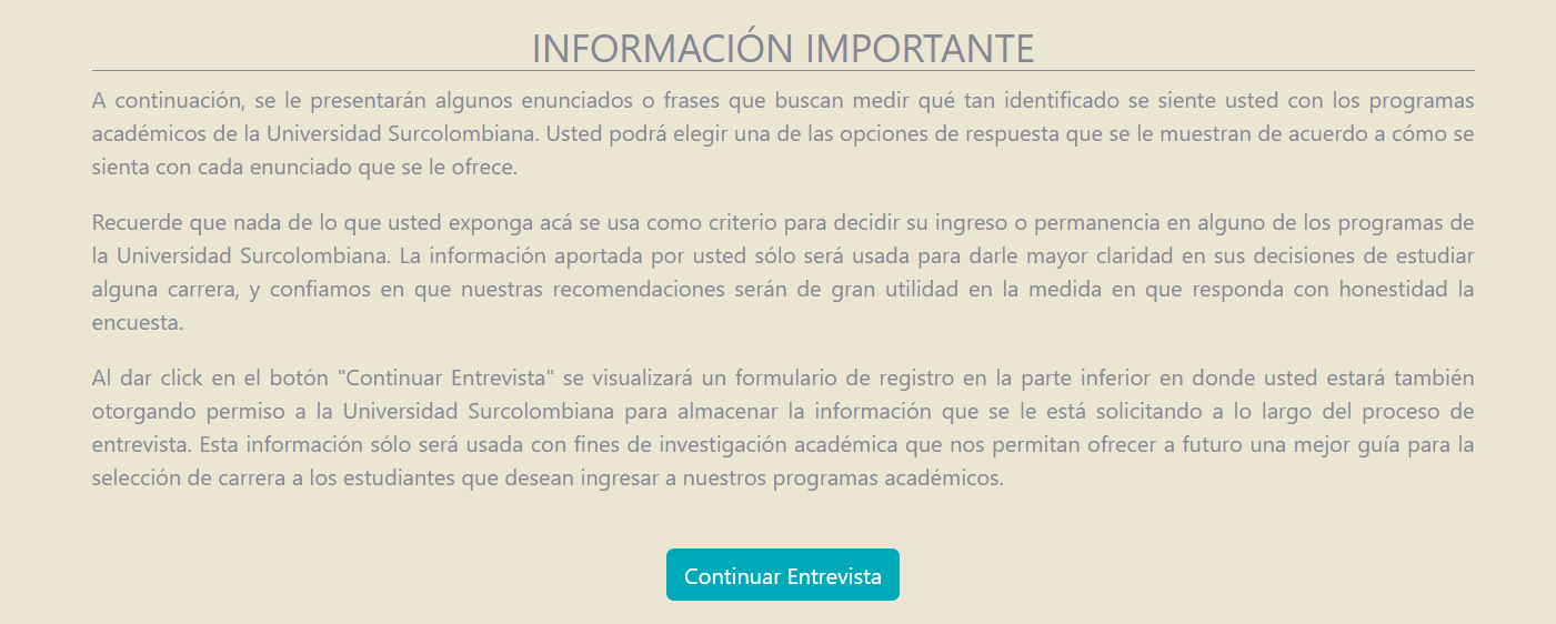 usco encuesta