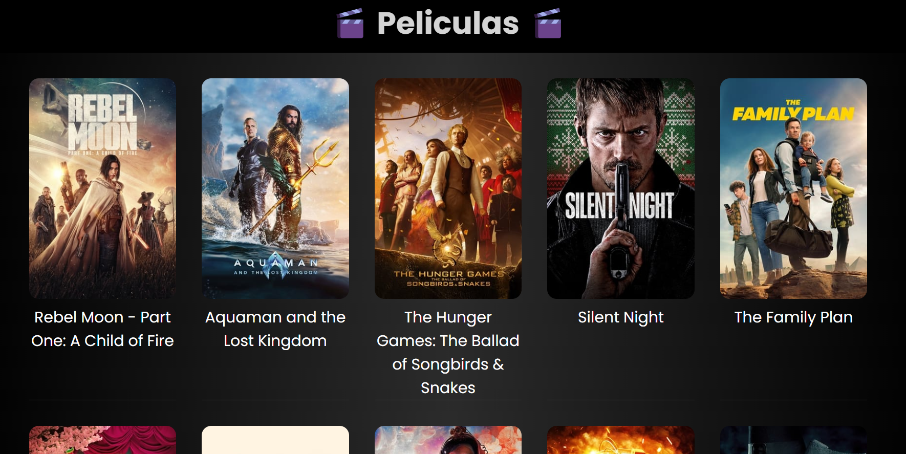 web peliculas